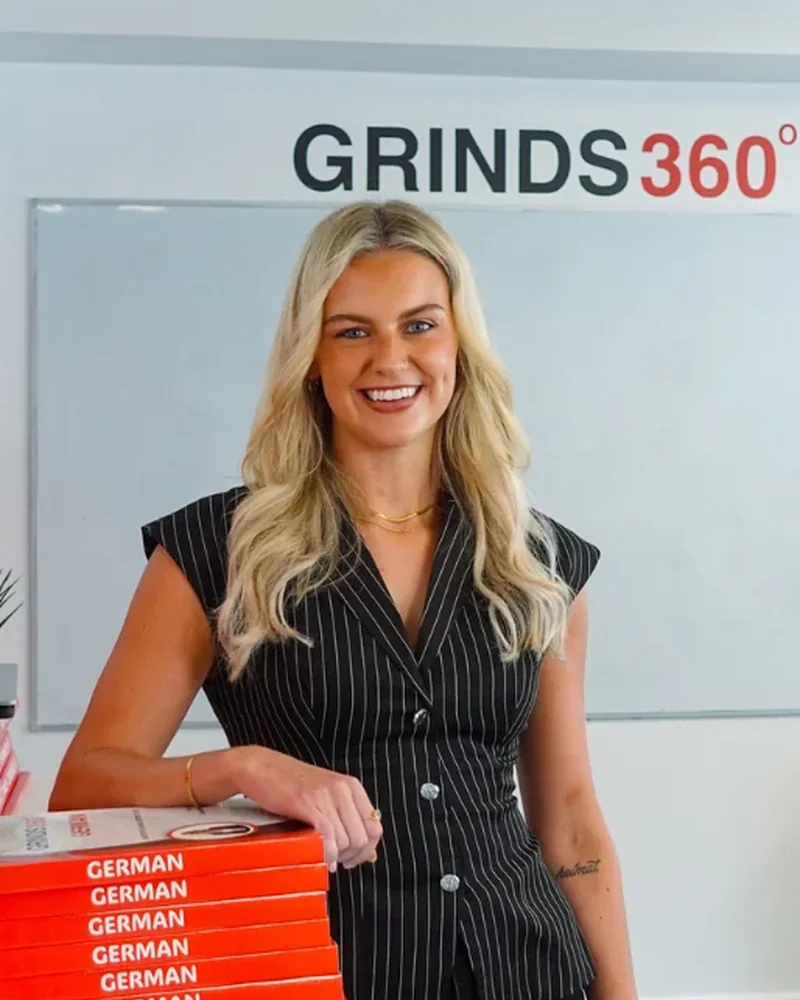 Louise Becker teaches Leaving Cert German Grinds to Cork students with Grinds360