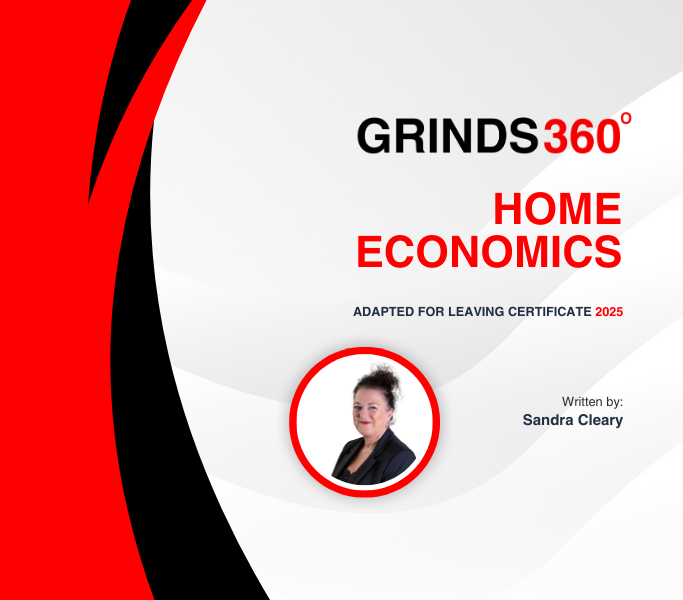 H1 Home Economics Notes written by Sandra Cleary for Grinds 360