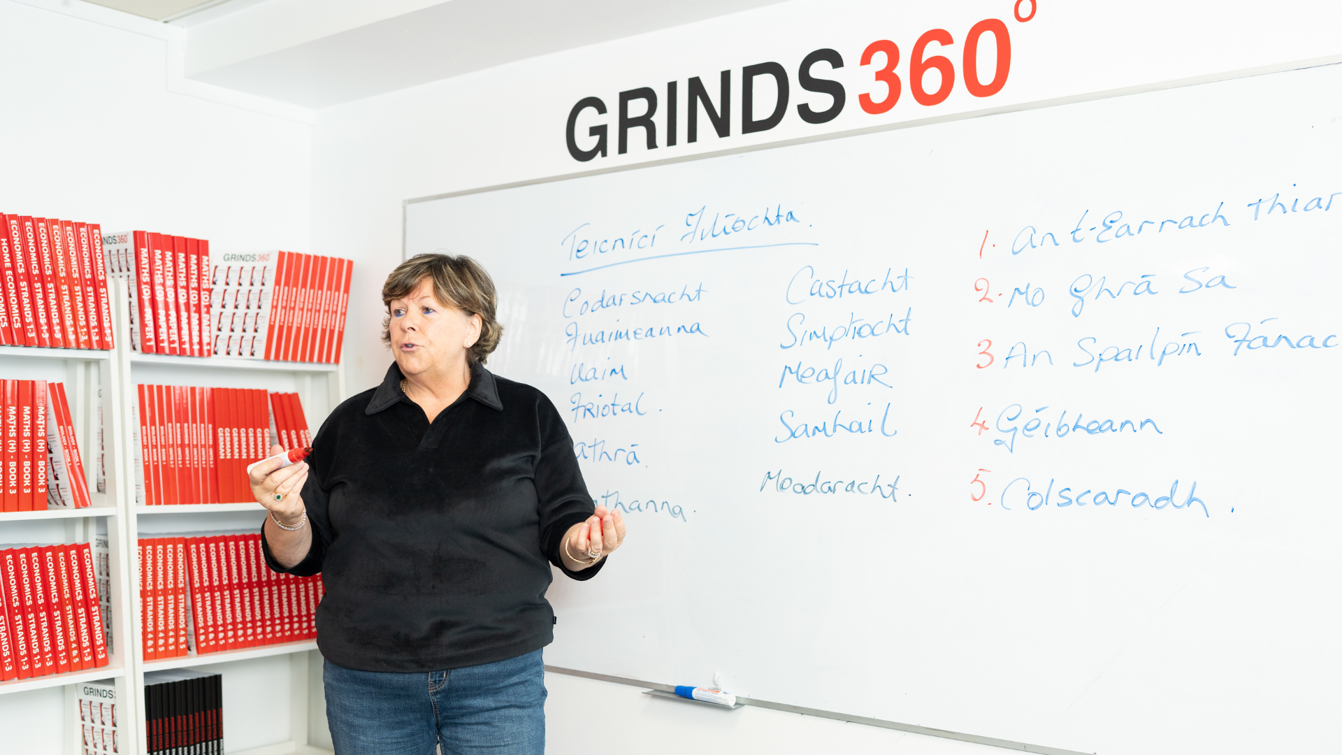 Clare Grealy teaching Online Irish Grinds with Grinds360