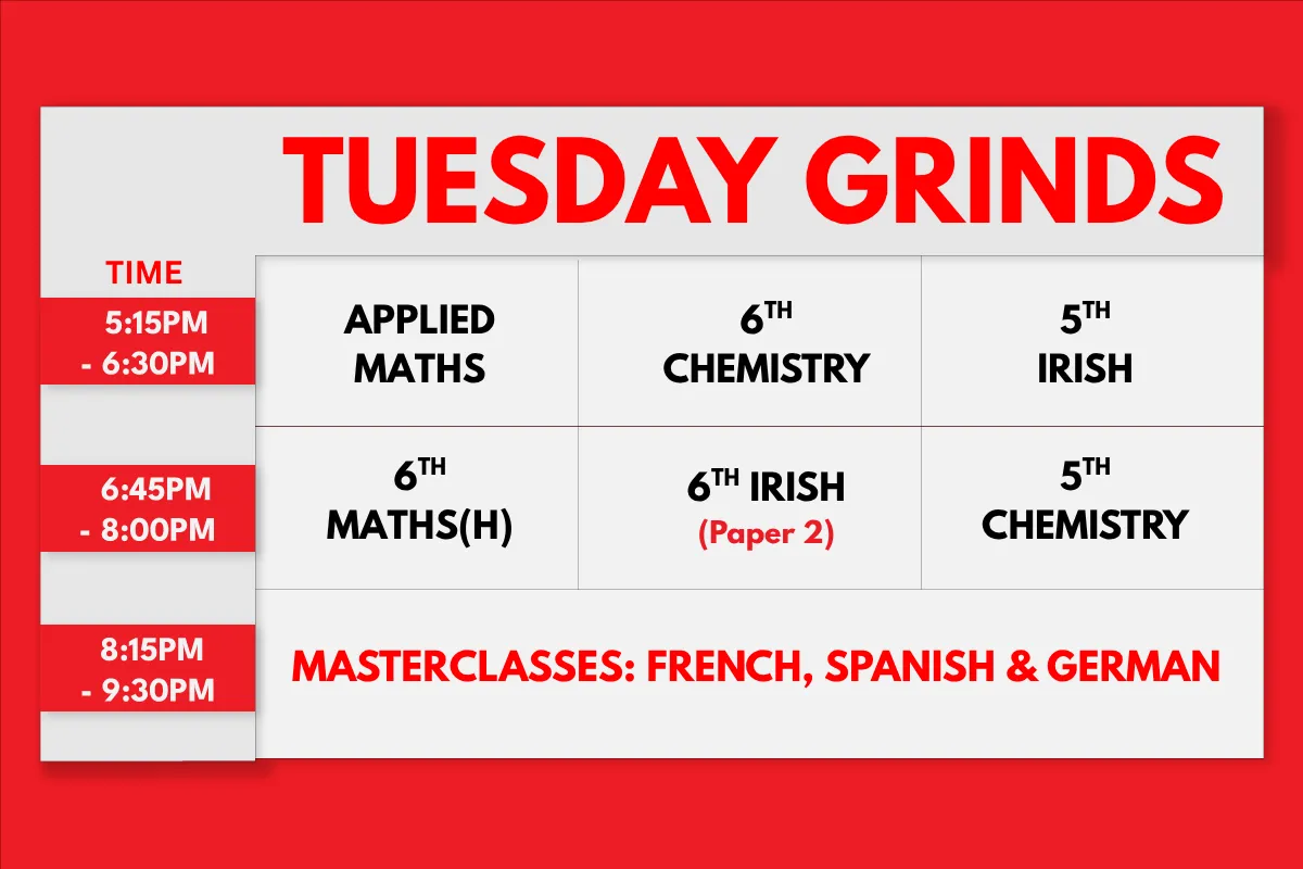 Tuesday-leaving-cert-grinds - Grinds360