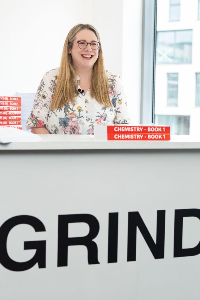 Dr. Nichola Walsh teaches Leaving Cert Chemistry at Grinds360