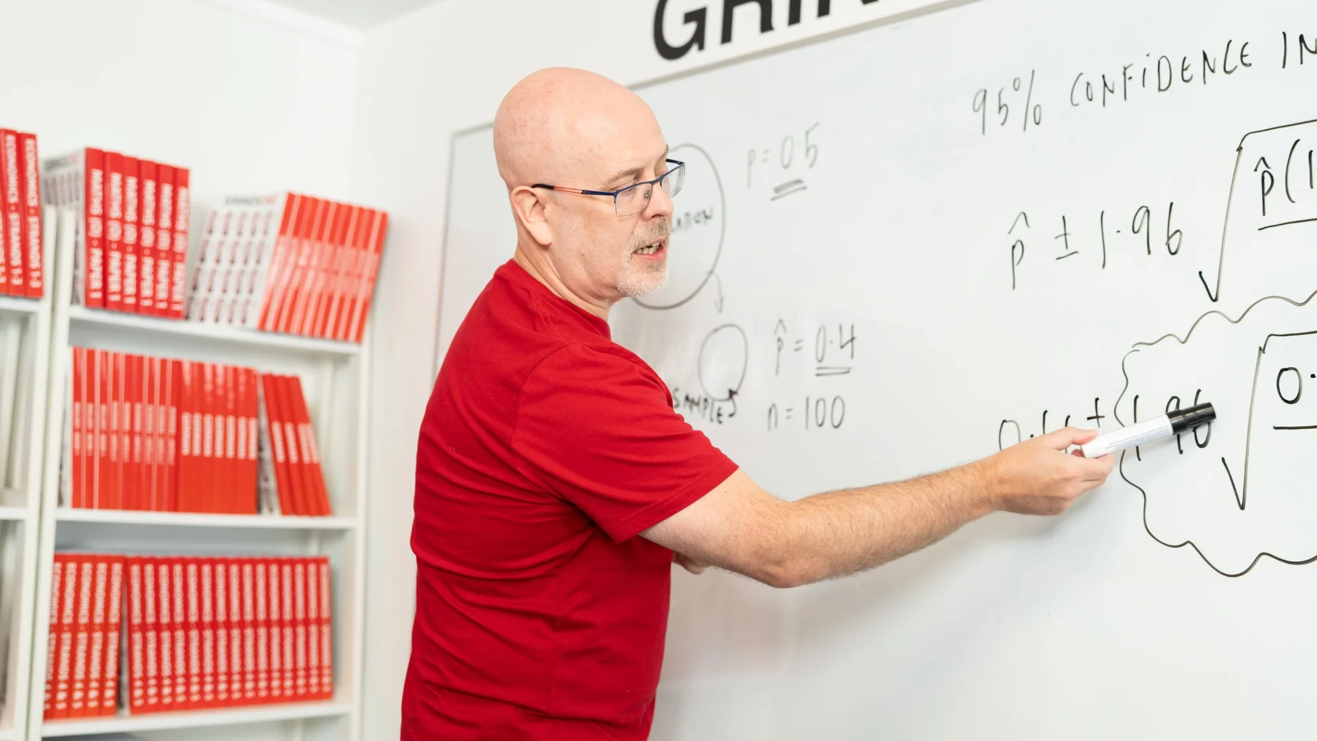 Rob Browne teaching Leaving Cert Maths Grinds with Grinds360