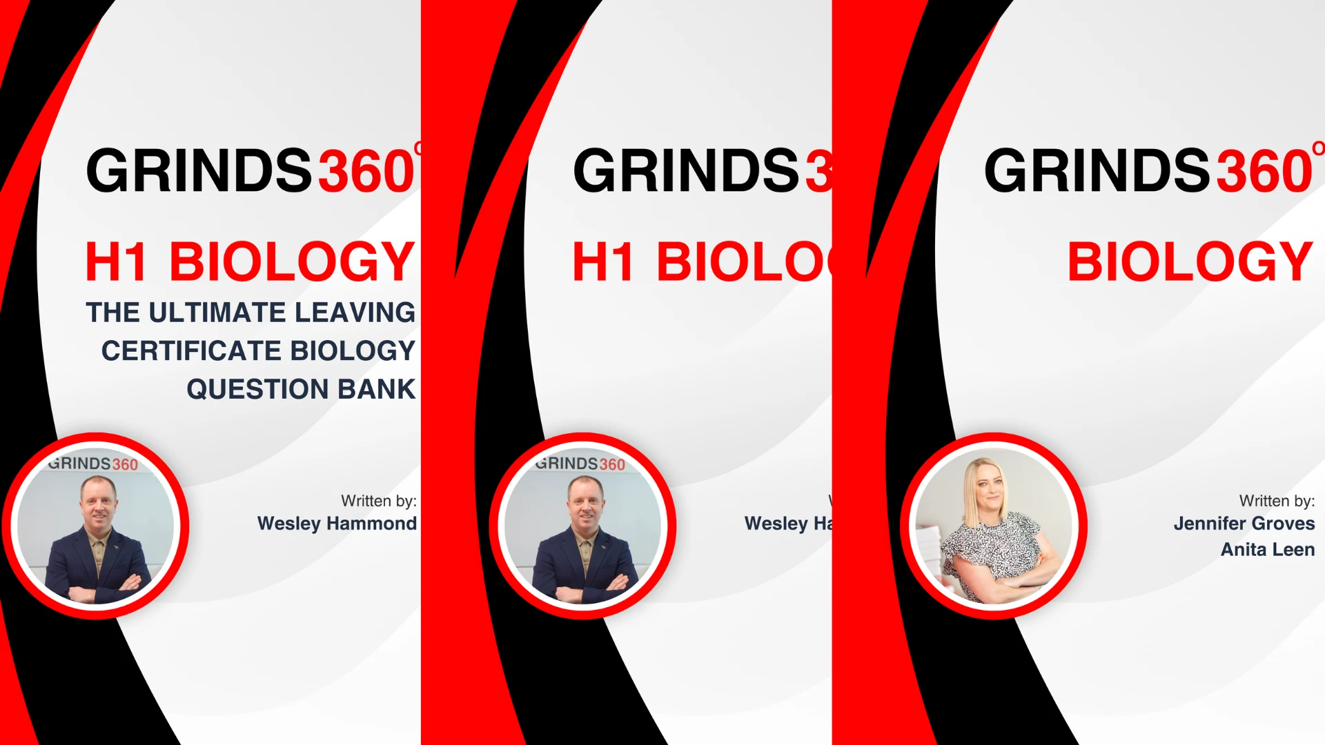 Leaving Cert Biology Books from Grinds360 written by Wesley Hammond, Jennifer Groves and Anita Leen
